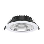 SLC Shift LED įleidžiamas prožektorius Ø 19 cm CCT, baltos spalvos