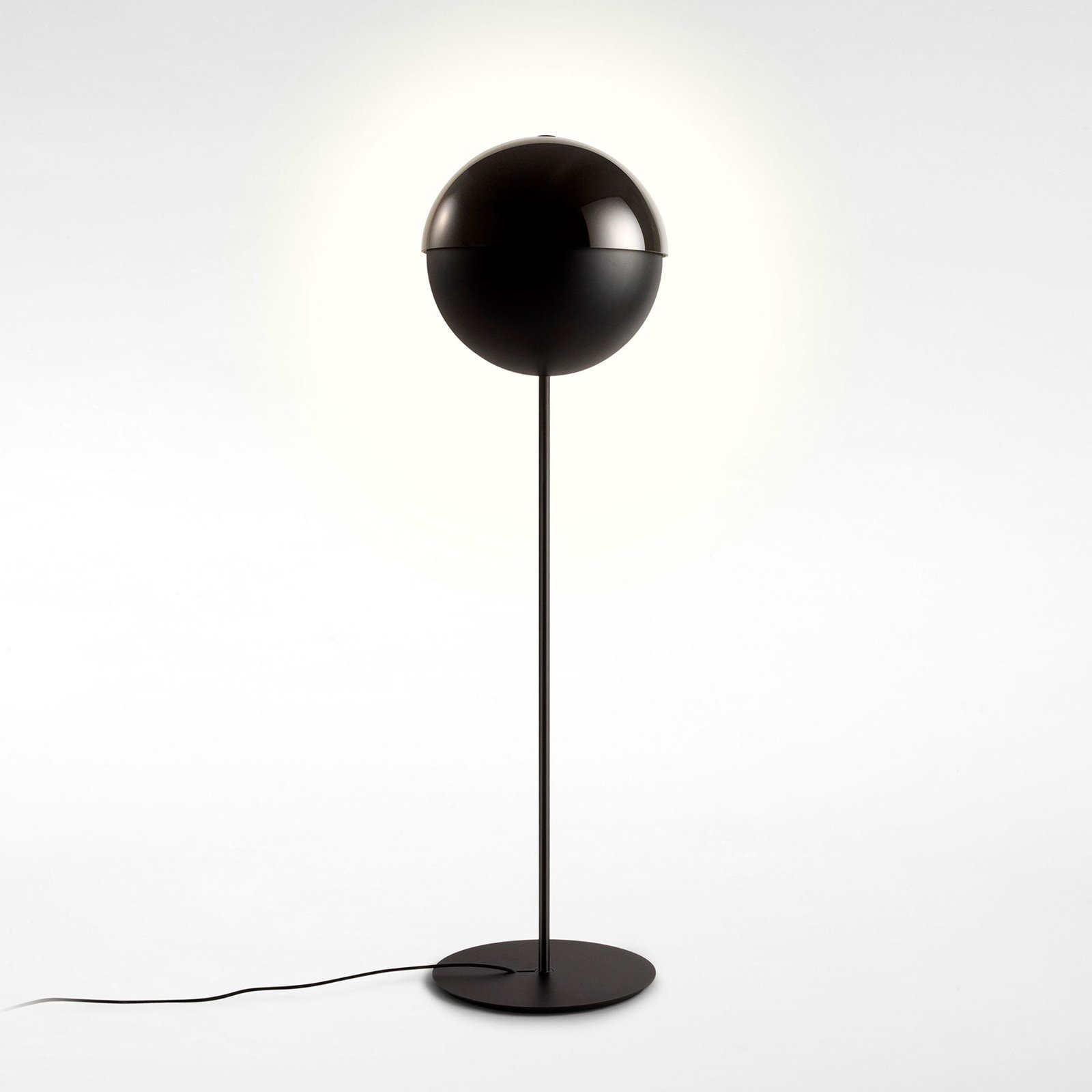 MARSET Theia P stojacia LED lampa 116,4 cm čierna