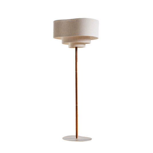 Pebble textil golvlampa, krämfärgad - MARKET SET