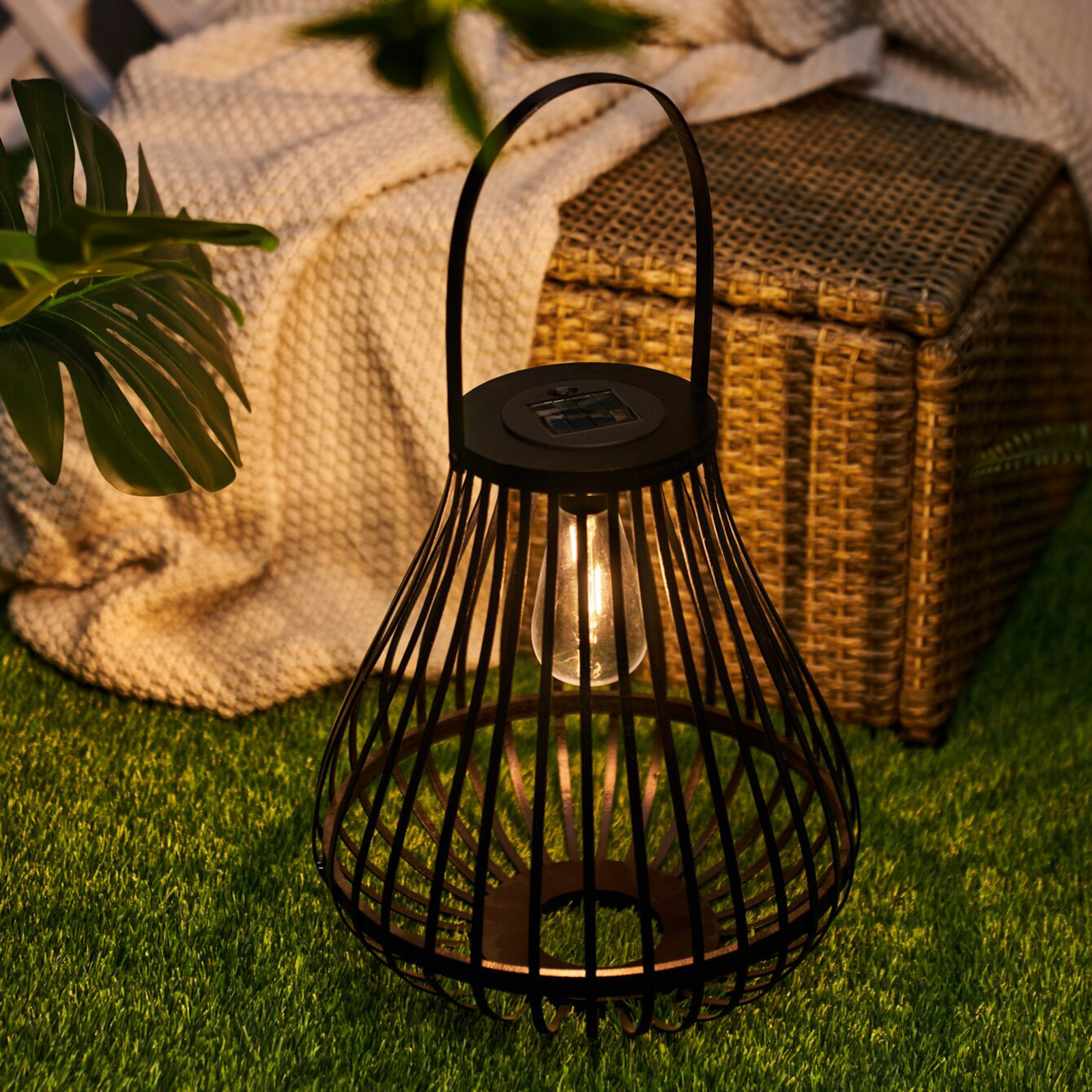 Pauleen LED-zonnetafellamp SUNSHINE SPARK zwart 34 cm IP44