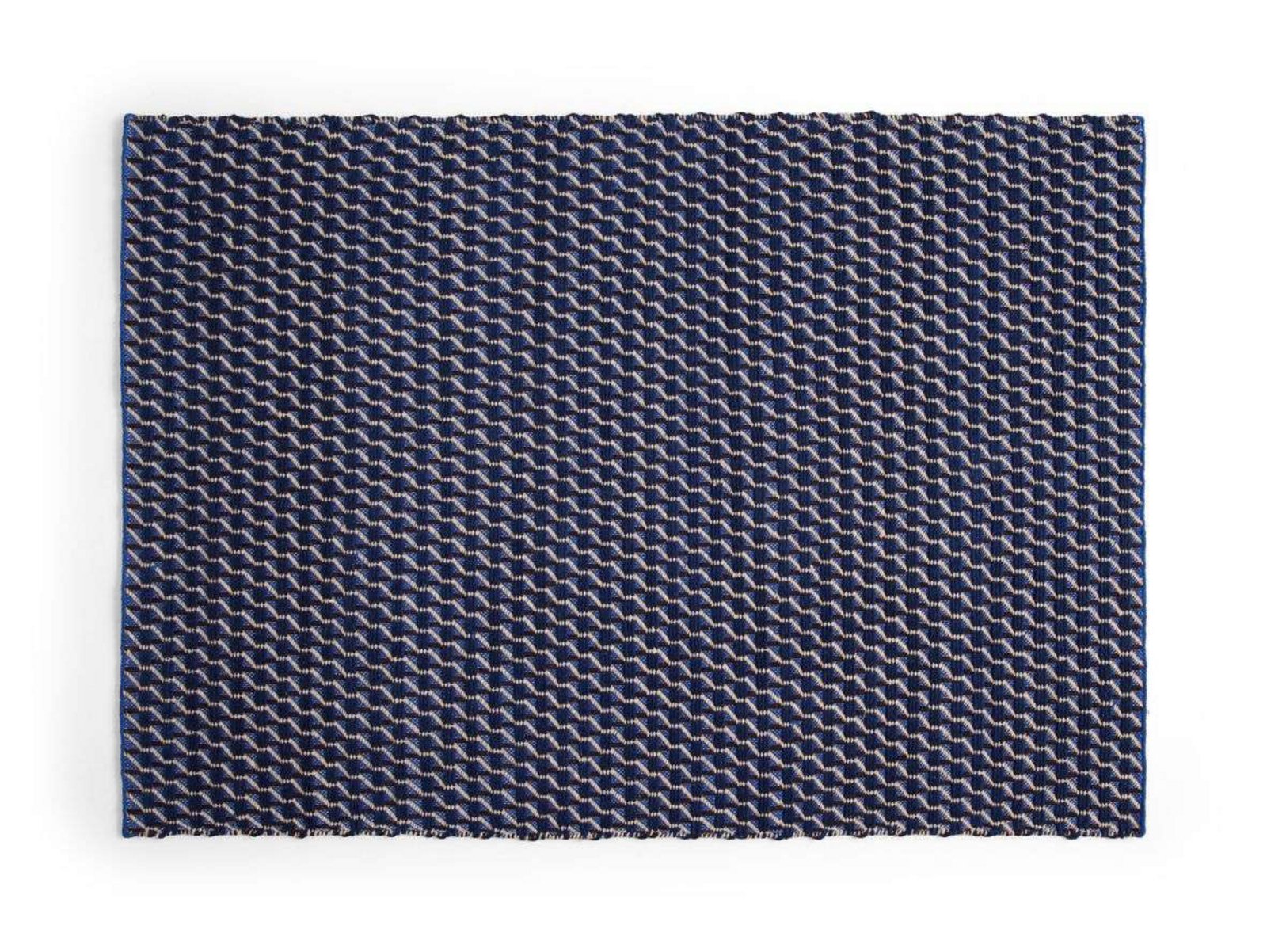 Channel Rug 140x200 Blue/White - HAY