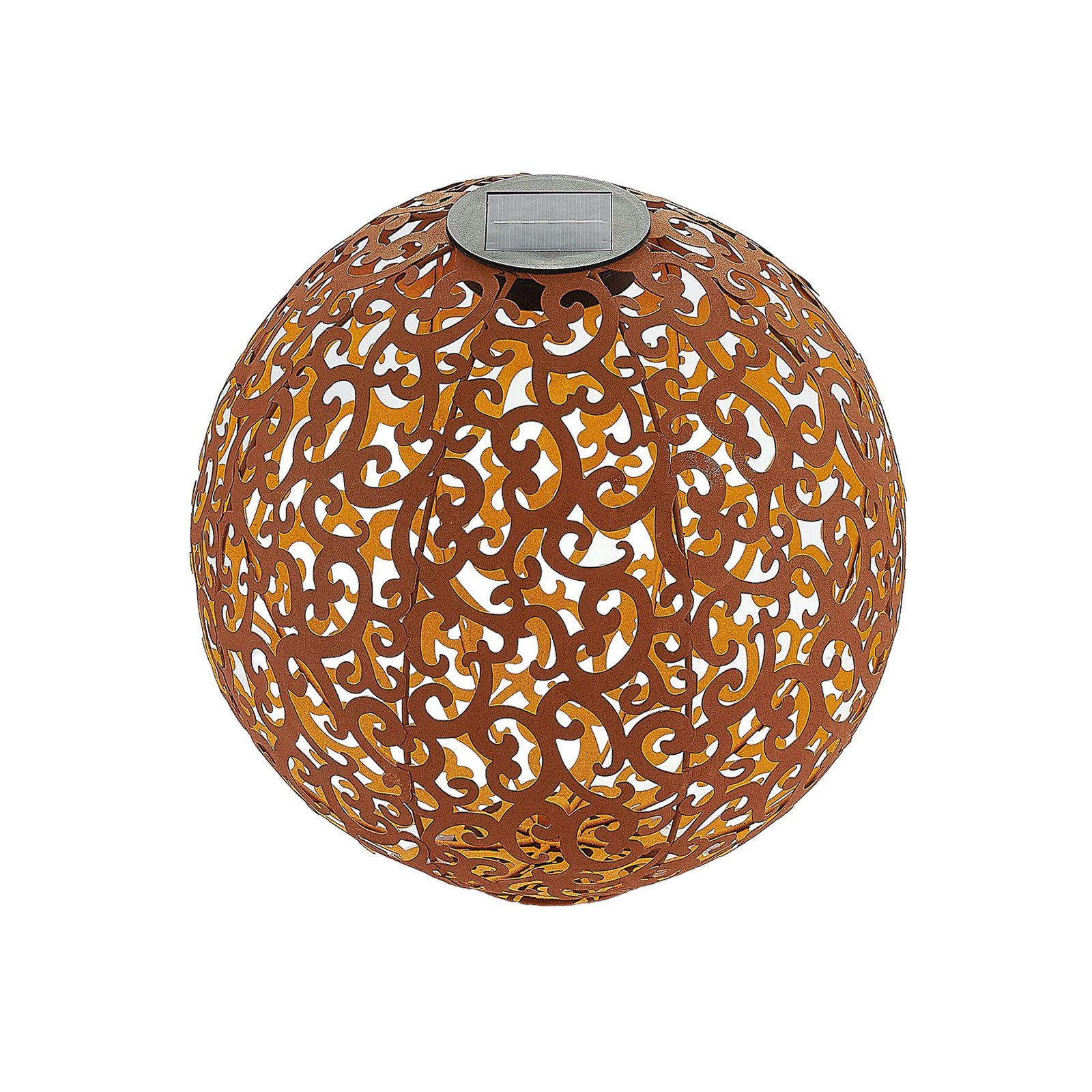 Eduta LED Solarzelle Leuchte w/spike Rust - Lindby