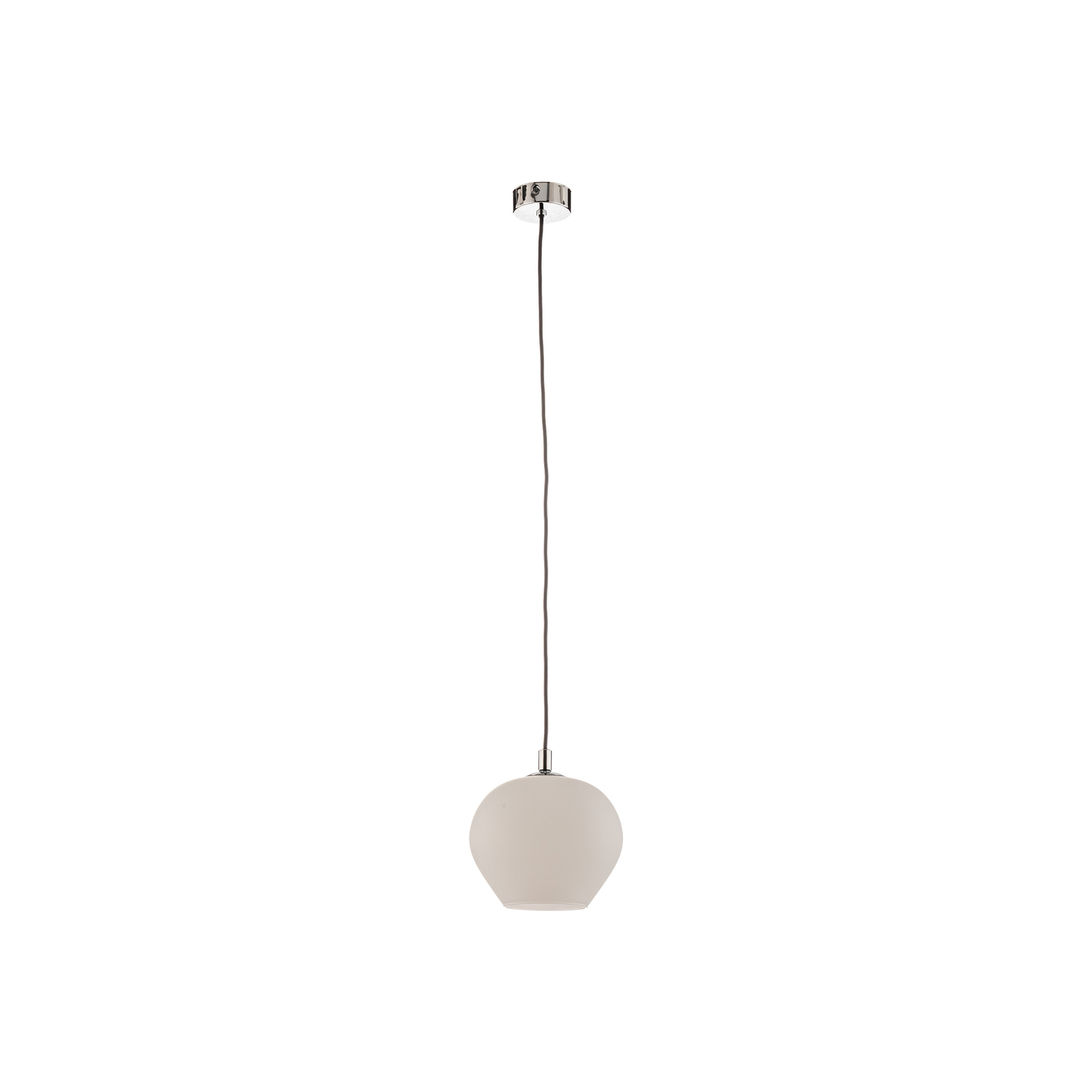 Lampa wisząca Kaja z kulą szklaną opal, Ø 20 cm