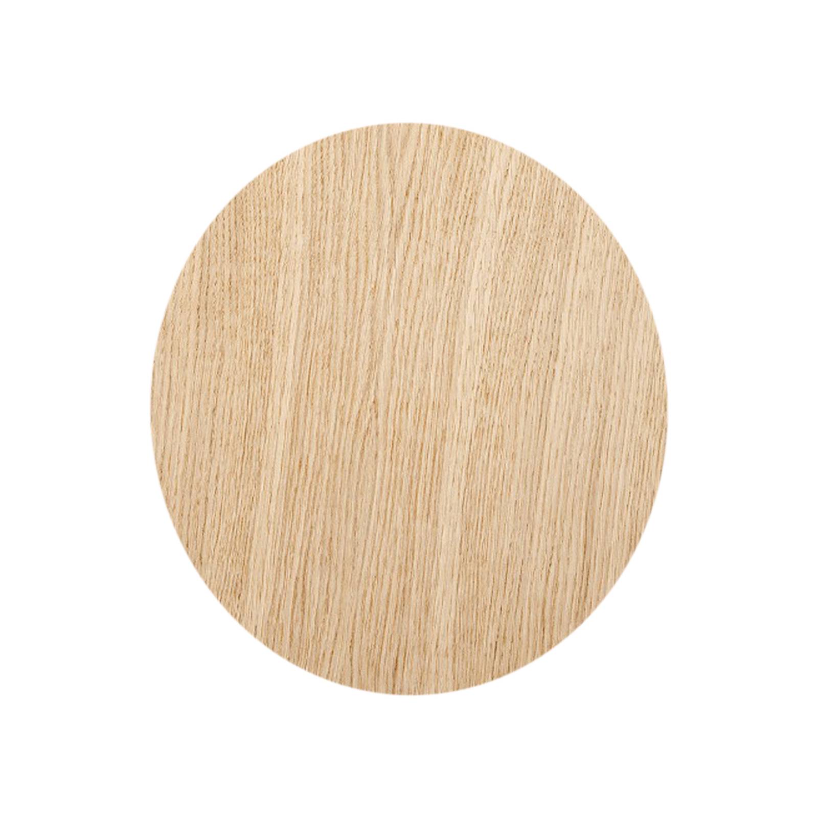 LED-Wandleuchte Orios, Holz, Ø 20 cm, indirekt strahlend günstig online kaufen