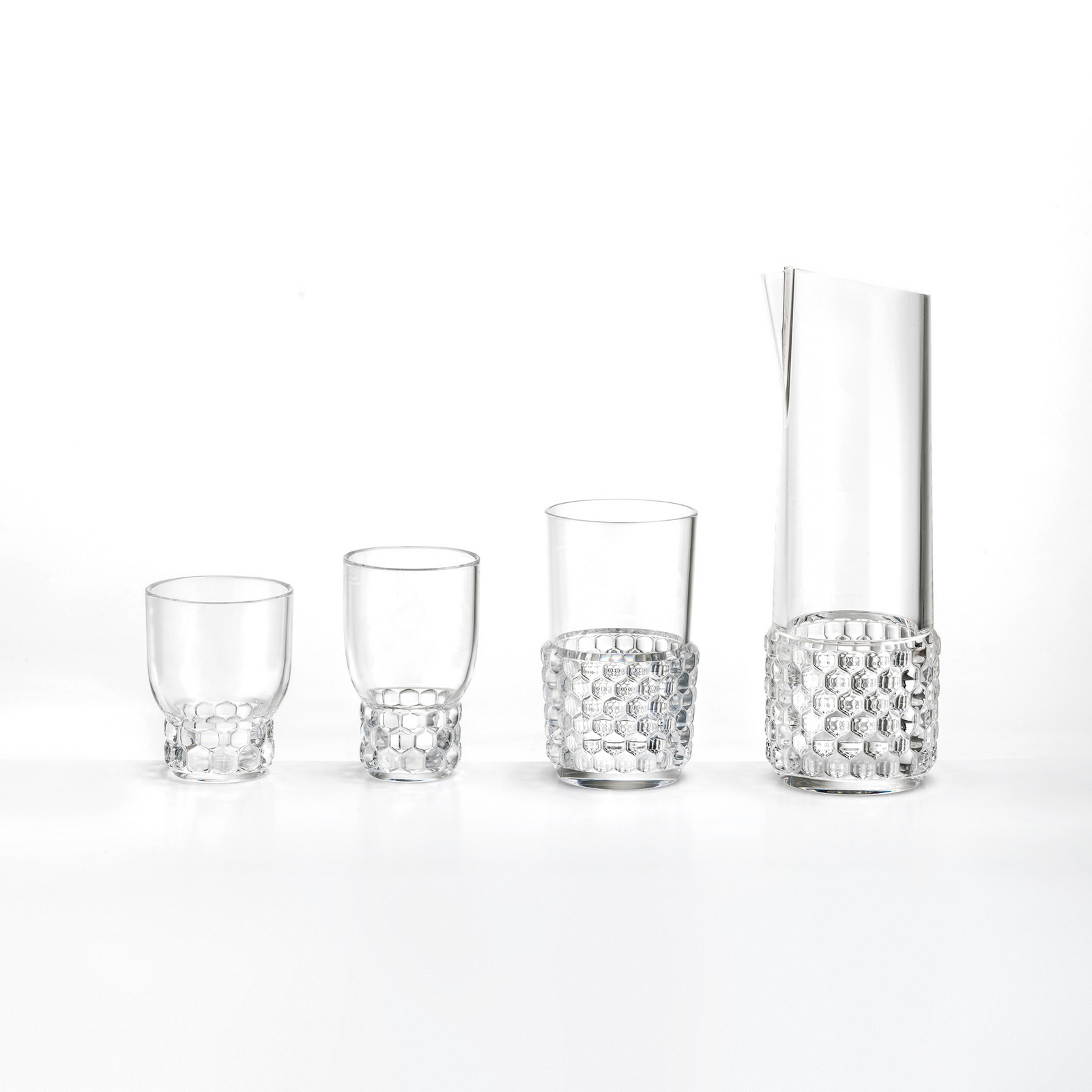 Verre Jellies Family, hauteur 11 cm, transparent - Kartell Verre Jellies Family, hauteur 11 cm, transparent - Kartell
