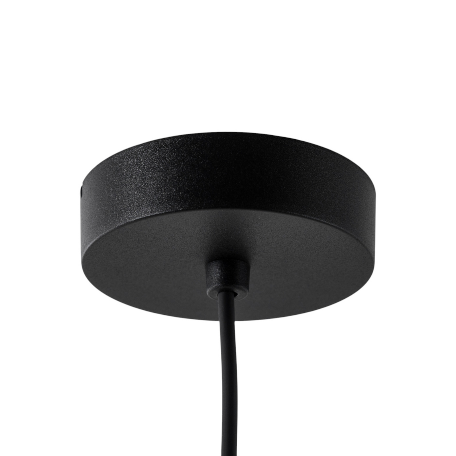 Lampada a sospensione Elio, vetro, grafite, 1 luce