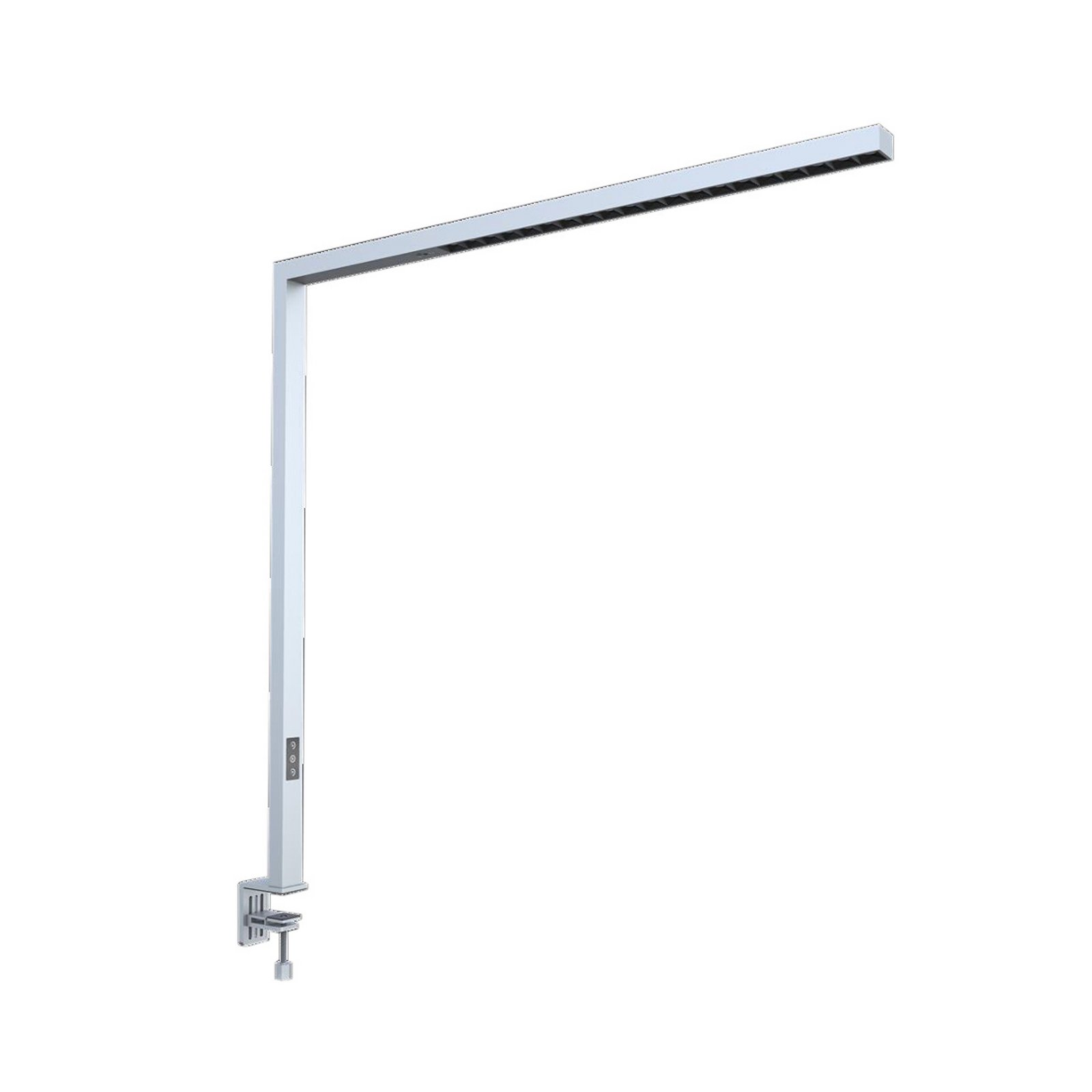 DOTLUX LED-anduriga klambervalgusti STYLEdesk, valge, 80 W 4000 K