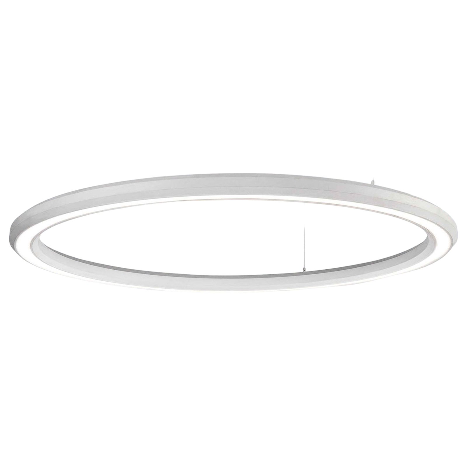 LED-pendel Materica bund Ø 120 cm hvid