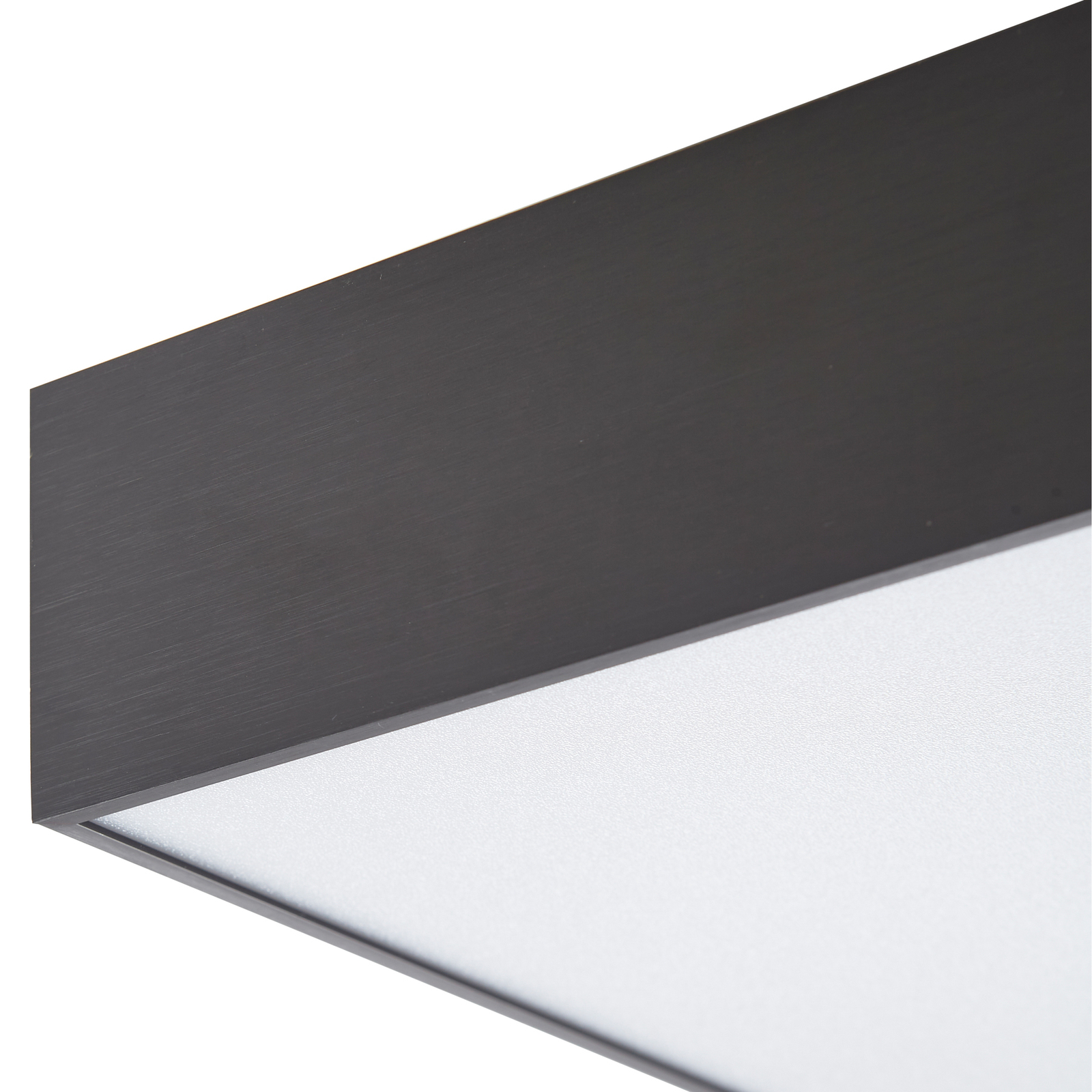 Lucande LED plafondlamp Leicy, zwart, 40 cm, RGBIC, CCT