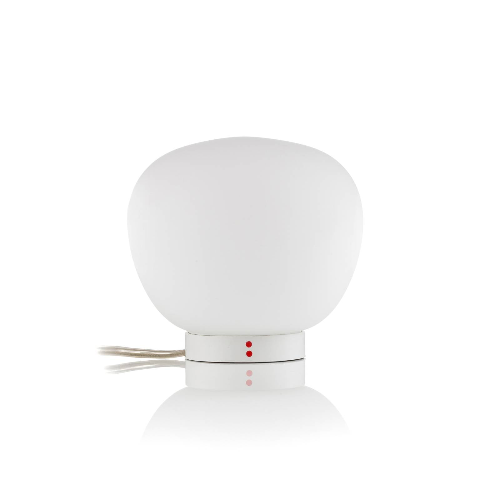 Fabbian Lámpara de mesa de diseño - Salón / Comedor - blanco - Vidrio