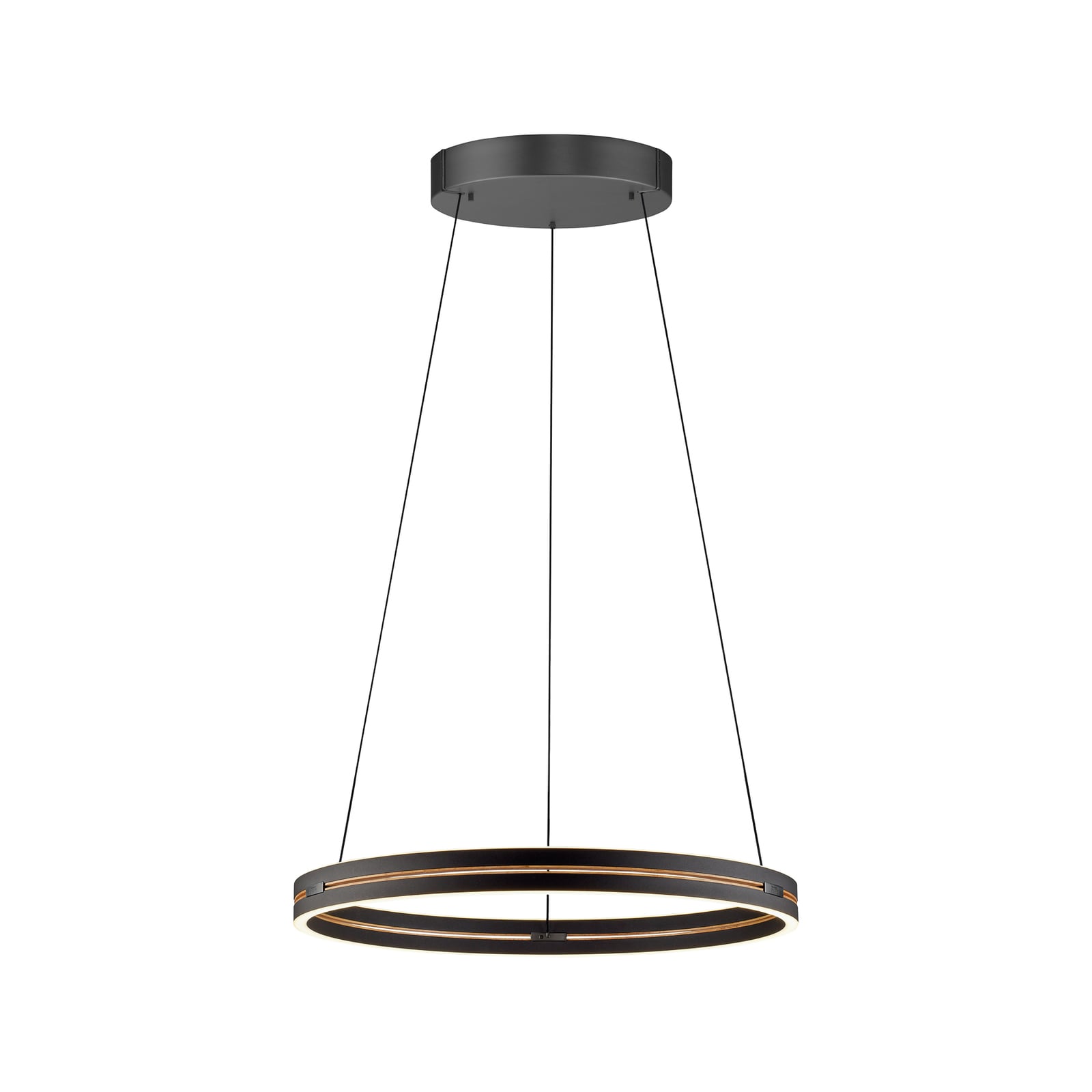 E-Loop LED-Hängelampe oak/black pearl, Ø70cm Alu, CCT - PURE E-Loop LED-Hängelampe oak/black pearl, Ø70cm Alu, CCT - PURE