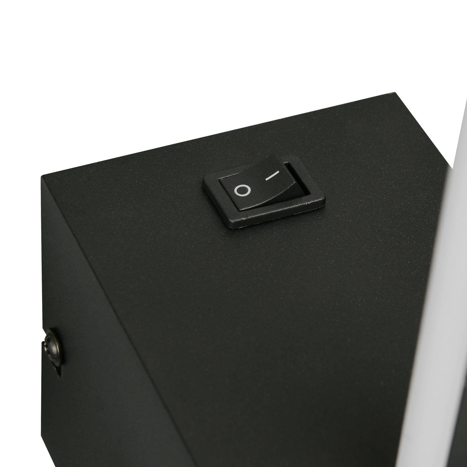 LED-Wandleuchte Cassino, schwarz matt, Breite 67 cm, Metall LED-Wandleuchte Cassino, schwarz matt, Breite 67 cm, Metall