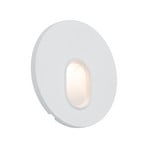 Paulmann, applique a LED da incasso da parete Wall, bianco, rotondo, in plastica