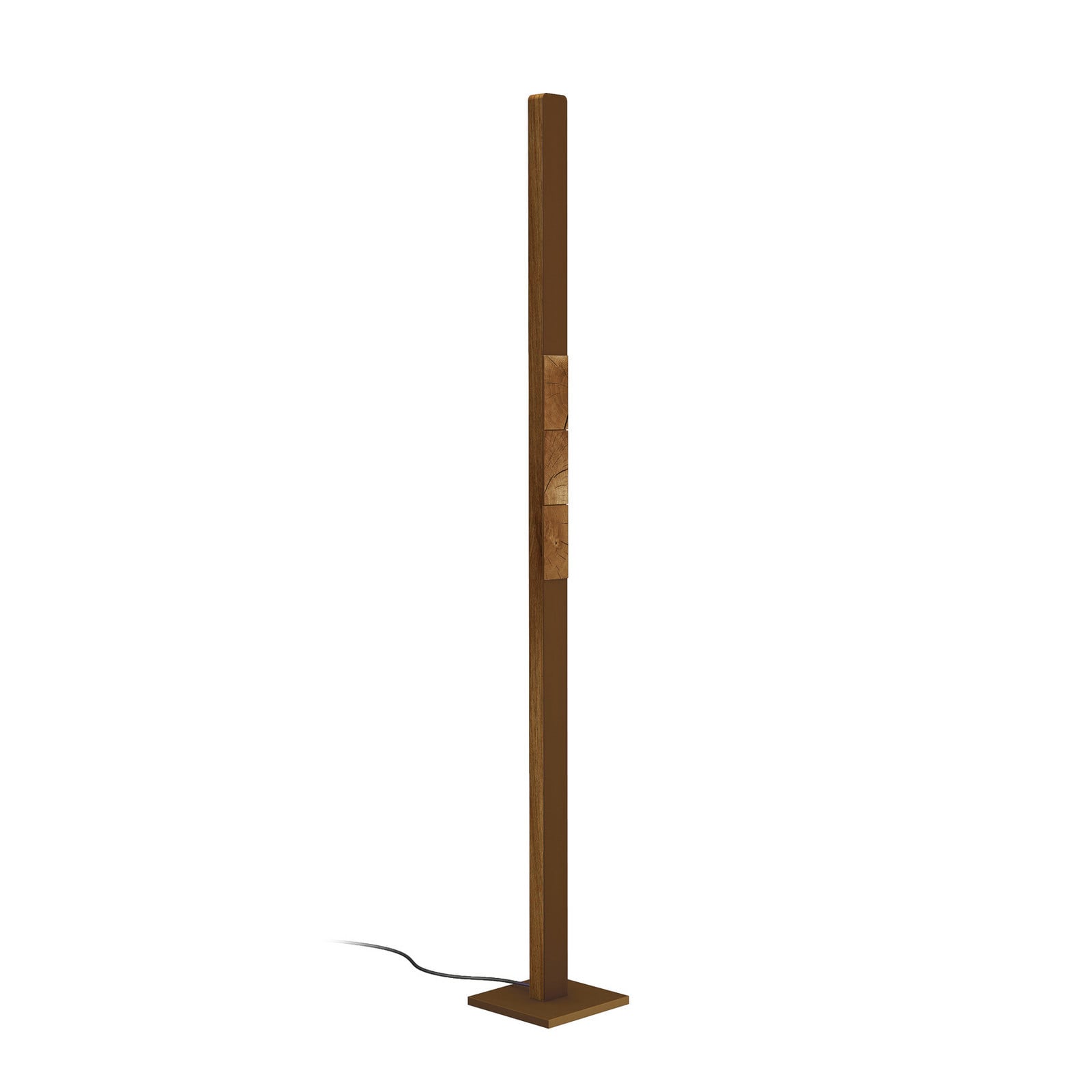 HerzBlut Lampadar LED Lana del bronco lemn dimabil - Camera de zi / sufragerie - modern - bronz stejar oiled