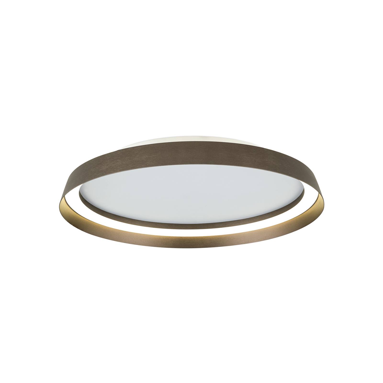 LED-Deckenlampe Manta Ø 45 cm alu bronze Alu up down