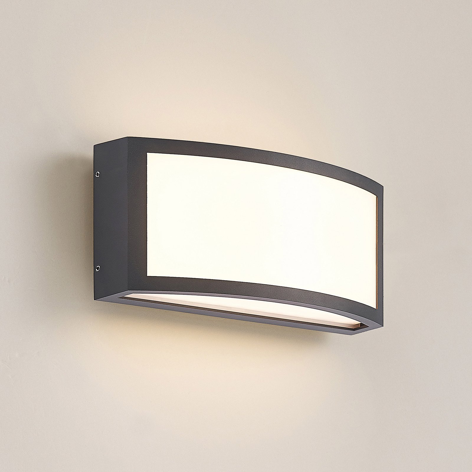 Jakari Candeeiro de Parede Exterior Dark Grey - Lindby