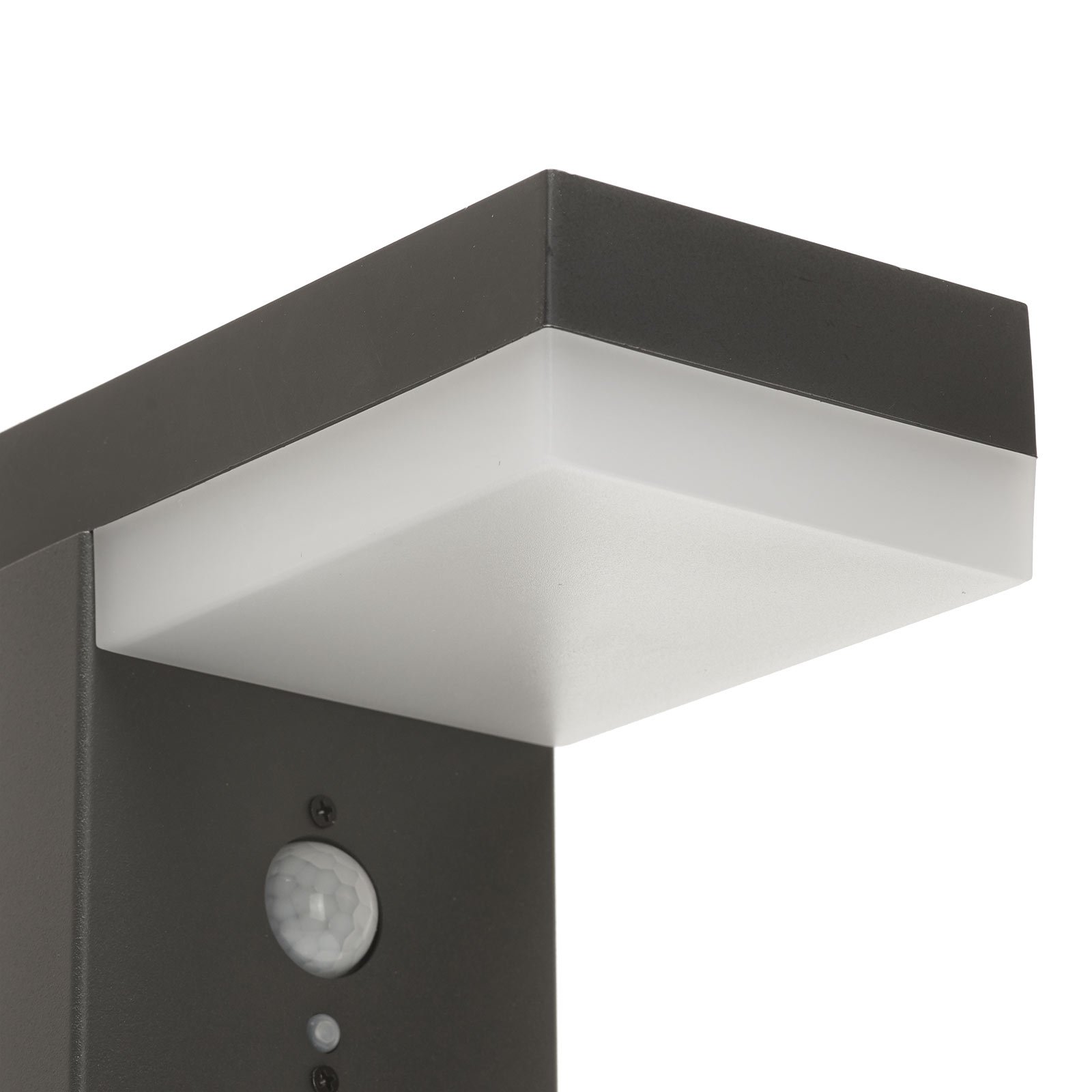Chioma LED Célula Solar Candeeiro de Jardim W/Sensor Dark Grey - Lindby