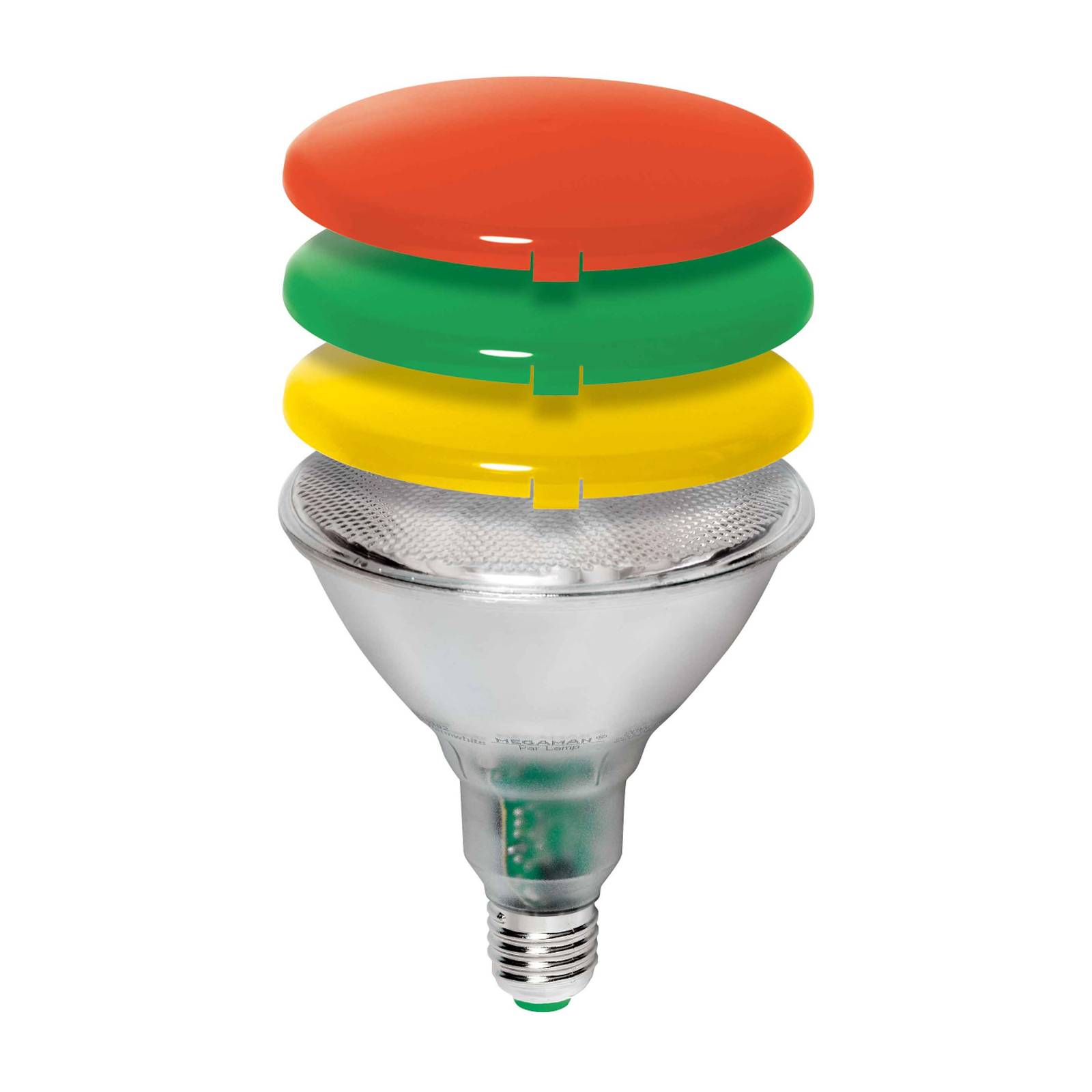 E-shop Kryt difuzéra žltý pre úspornú žiarovku PAR38