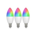 LUUMR Smart E14 4,9W CCT RGB ZigBee Tuya Hue 3-delad