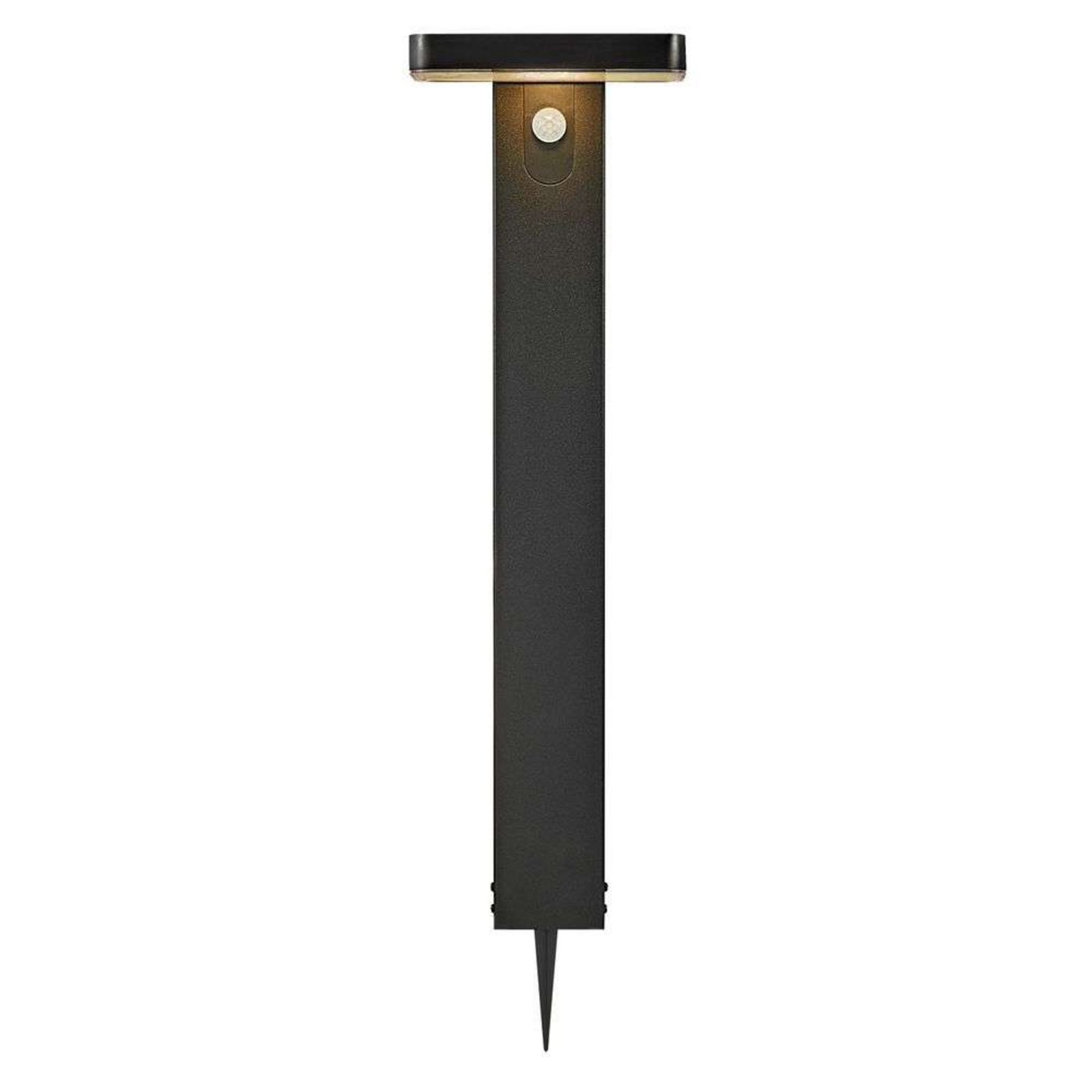 Rica Square LED Solar Cell Garden Lamp Black - Nordlux