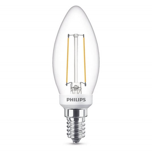 Žárovka LED 3W Sklo Candle (300lm) Dimmable E14 - Philips