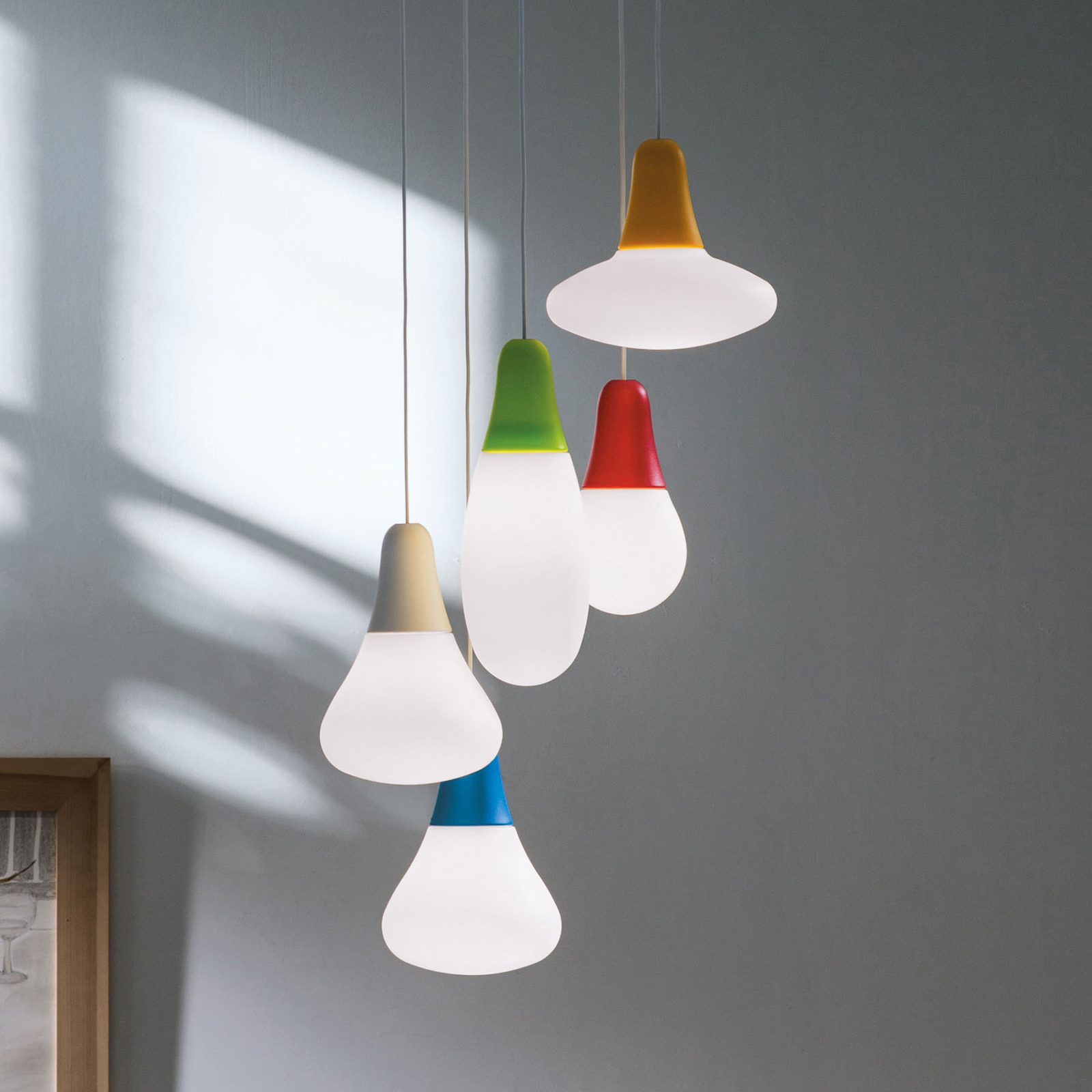 Martinelli Luce Pendelleuchte Ciulifruli, Polyethylen