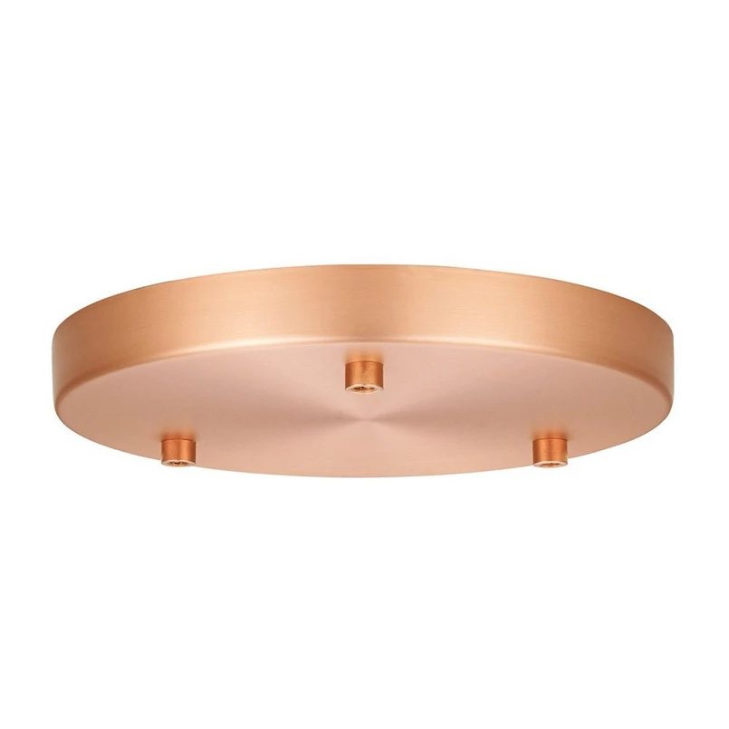 Halo Design – Deckenrosette mit 3 Ausgängen für Pendelleuchten Ø22 Copper