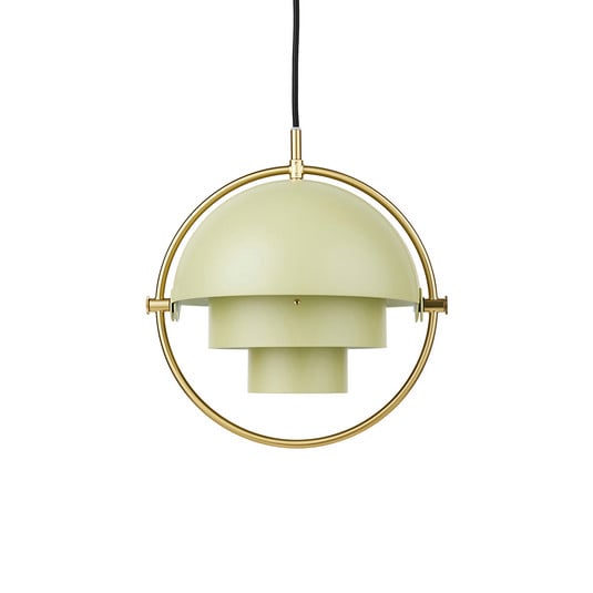 Multi-Lite Pendant Small Brass/Desert Sage - GUBI