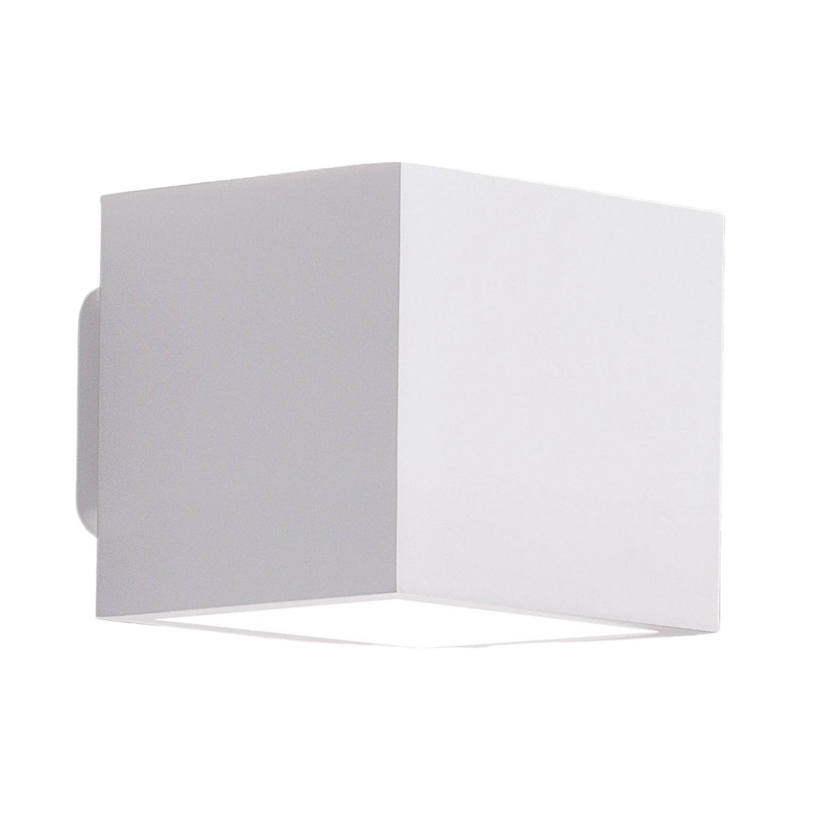 ICONE Cubò LED-Wandleuchte, 10 W, weiß günstig online kaufen