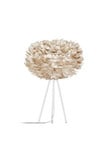 Eos Table Lamp Medium Light Brown/White - UMAGE