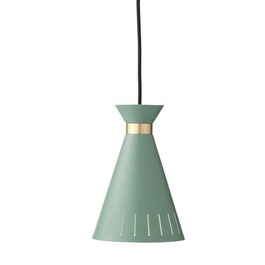 Závěsné světlo Cone, zelené, Ø 16 cm - Warm Nordic