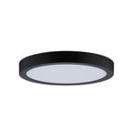 LED stropní svítidlo Paulmann Abia 2, Ø 30 cm, černé, CCT