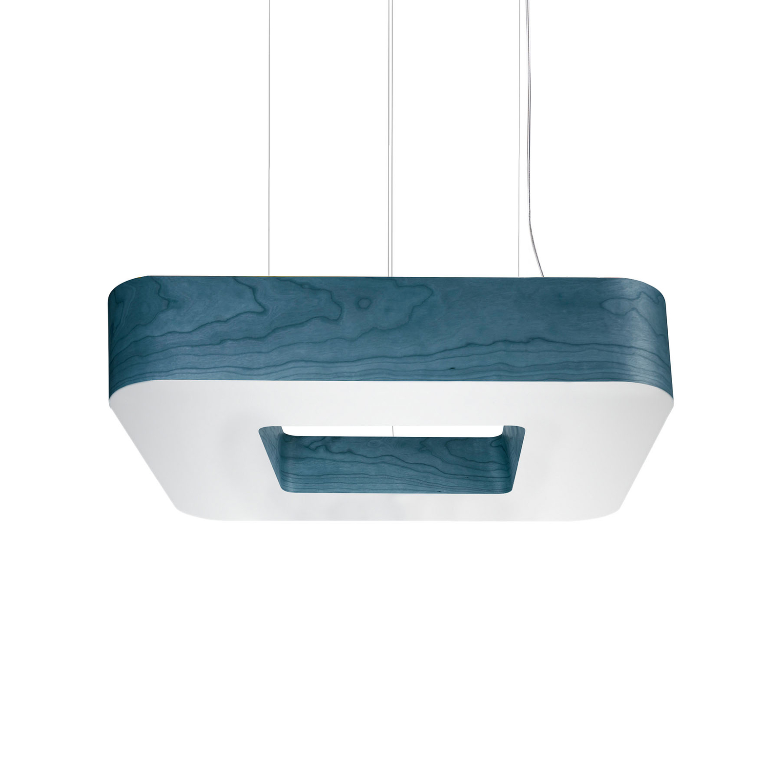 LZF Cuad LED-Hängeleuchte 0-10V dim, Holzfurnier