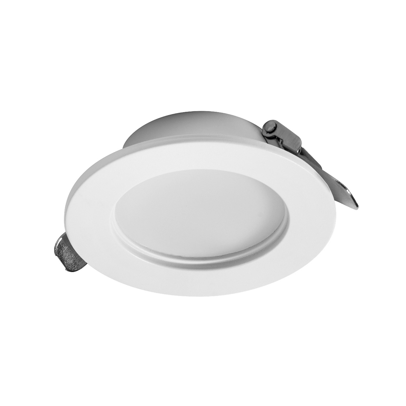OSRAM LED iebūvējamā lampa ESSENTIAL, balta, Ø 9,7 cm, IP44, 3 gab. komplekts OSRAM LED iebūvējamā lampa ESSENTIAL, balta, Ø 9,7 cm, IP44, 3 gab. komplekts