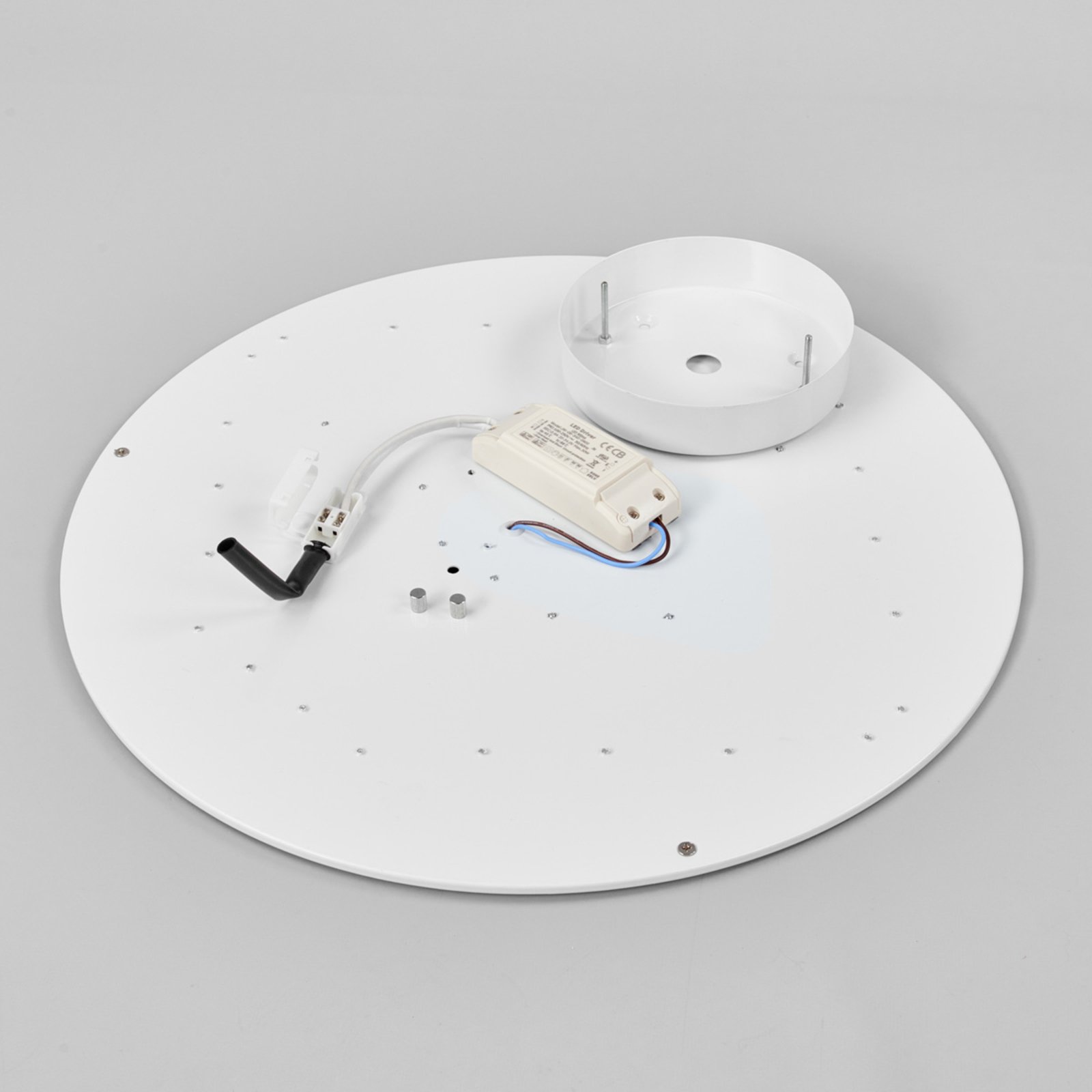Saira Plafonnier Ø50 Grey/White - Lindby