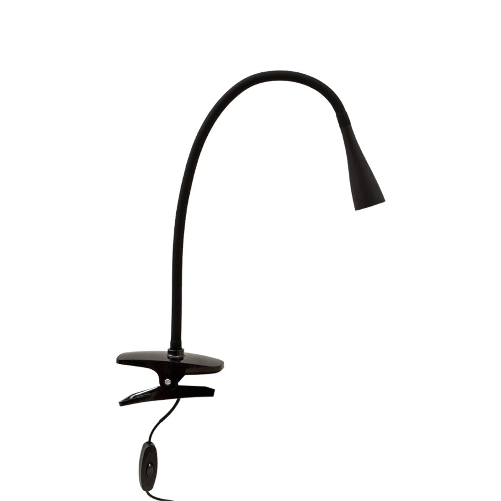 Lindby LED svietidlo Baris, výška 44 cm, čierna, 3000K