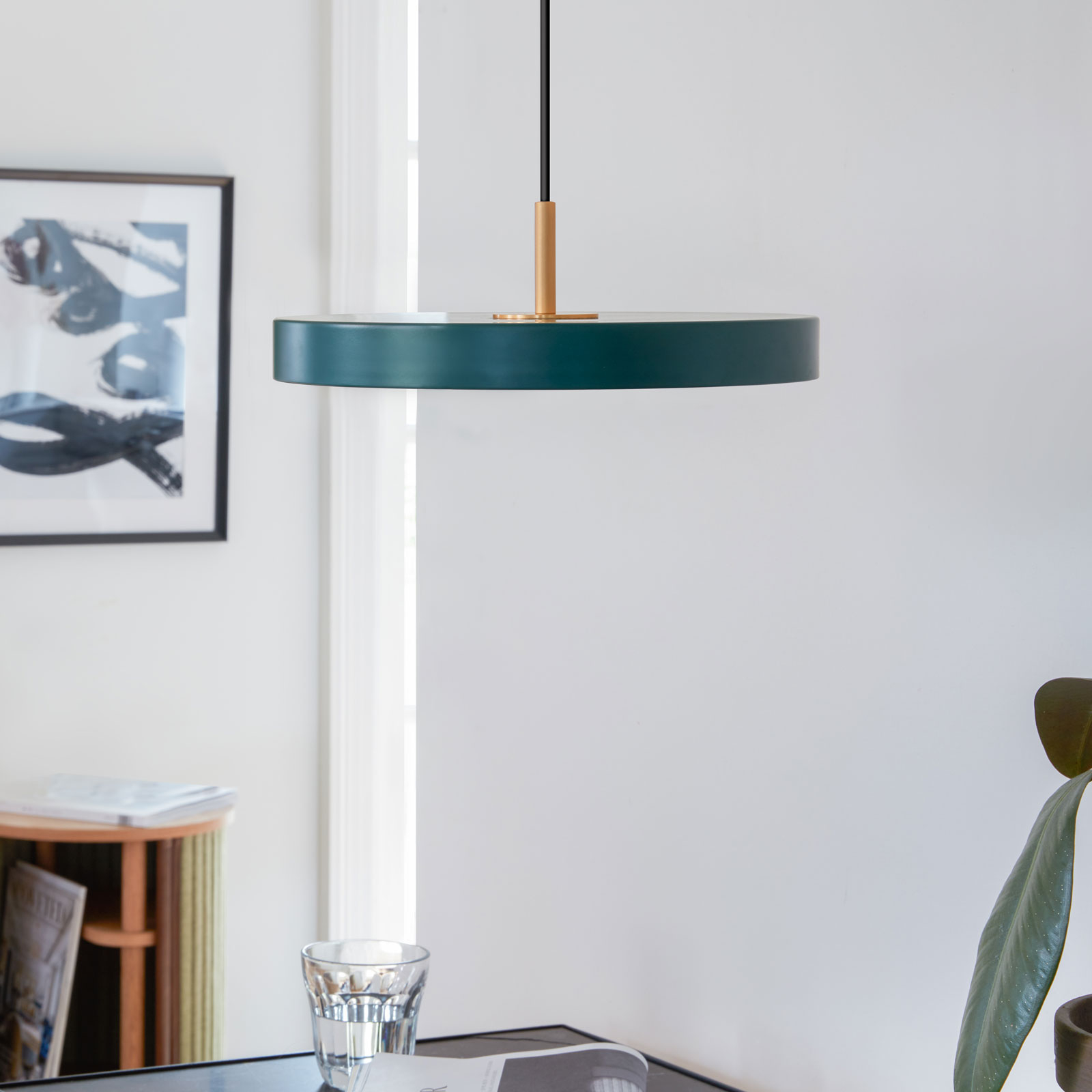 Asteria Pendant Medium Forest Green - UMAGE