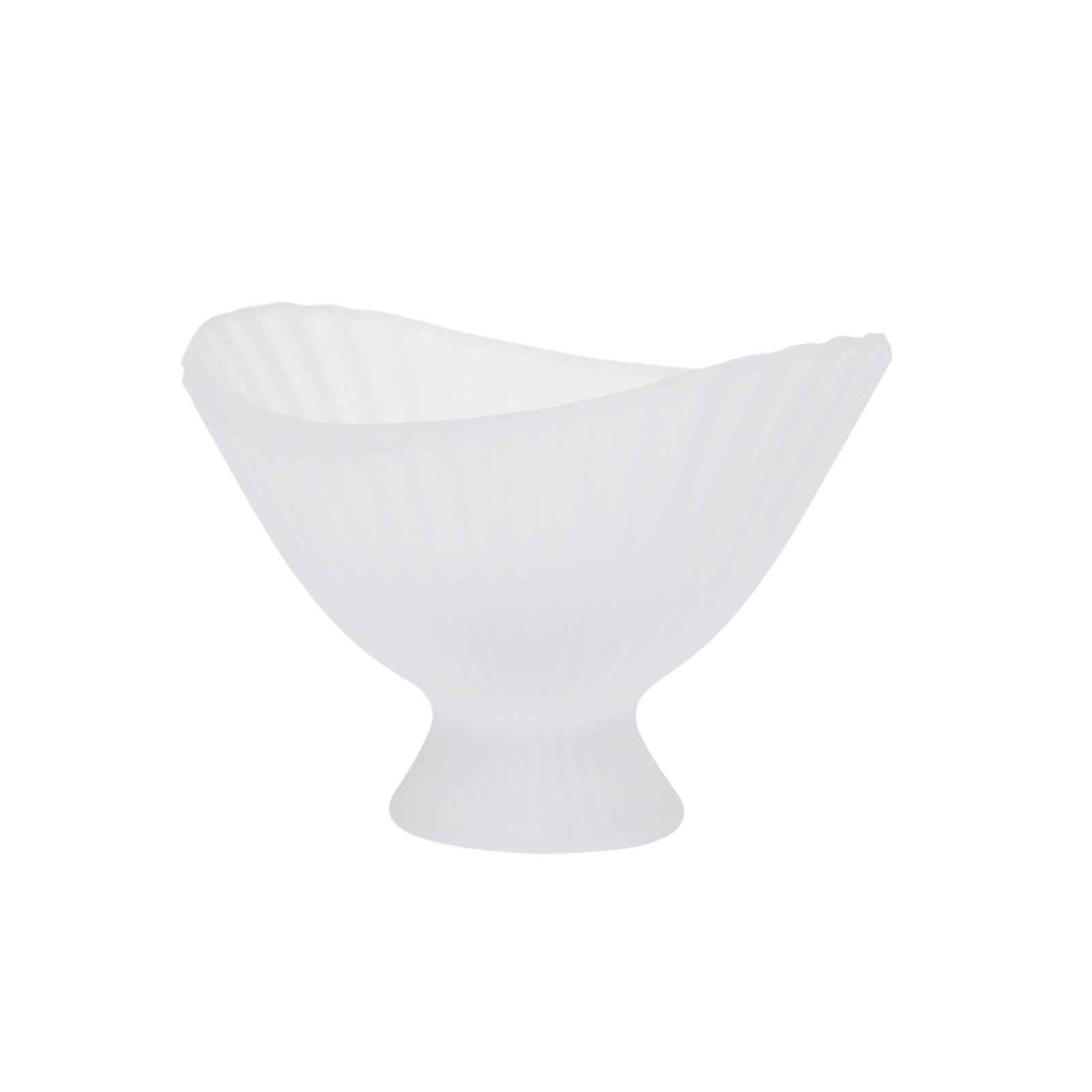 FOUNTAIN Bowl, height 13 cm, frosted glass - LIVING