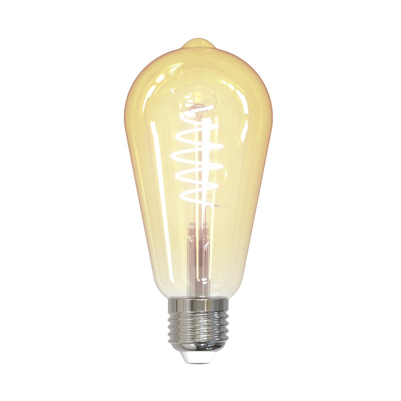 Smart LED bulb E27 ST64 4.9 W WiFi, amber