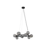 Naelen Round Suspension Black/Smoke - Lucande