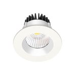 Arcchio LED downlight Aryx, white, 2,700K