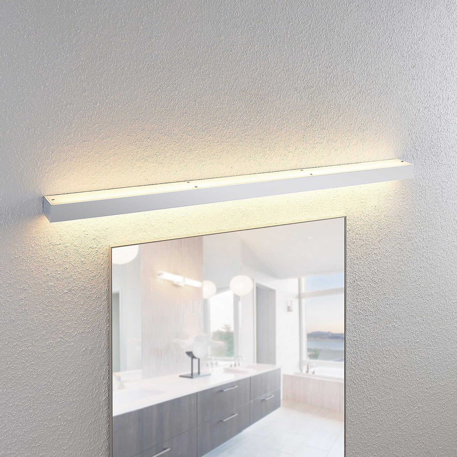 Layan LED Wall Lamp L120 Chrome - Lindby