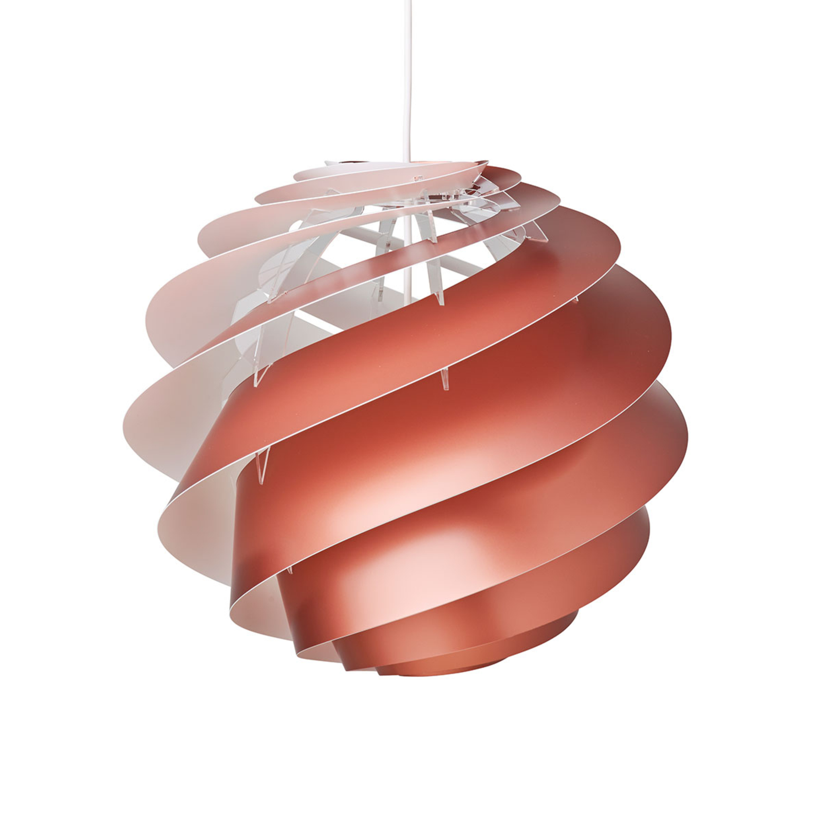 LE KLINT Swirl 3 Medium - Piekaramā lampa vara krāsā