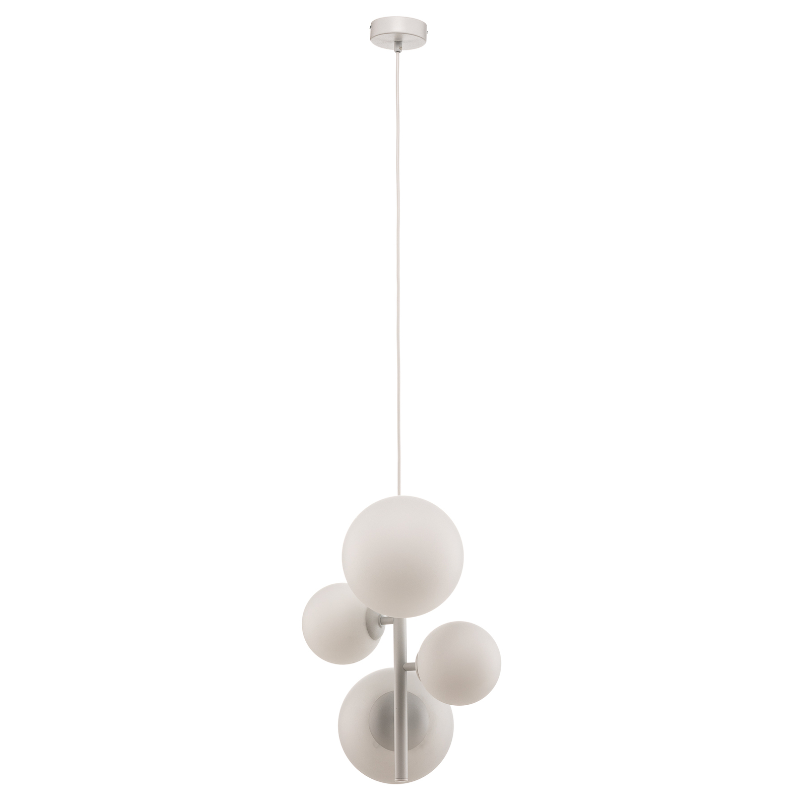 Hanglamp Bloom, 4-lamps, wit