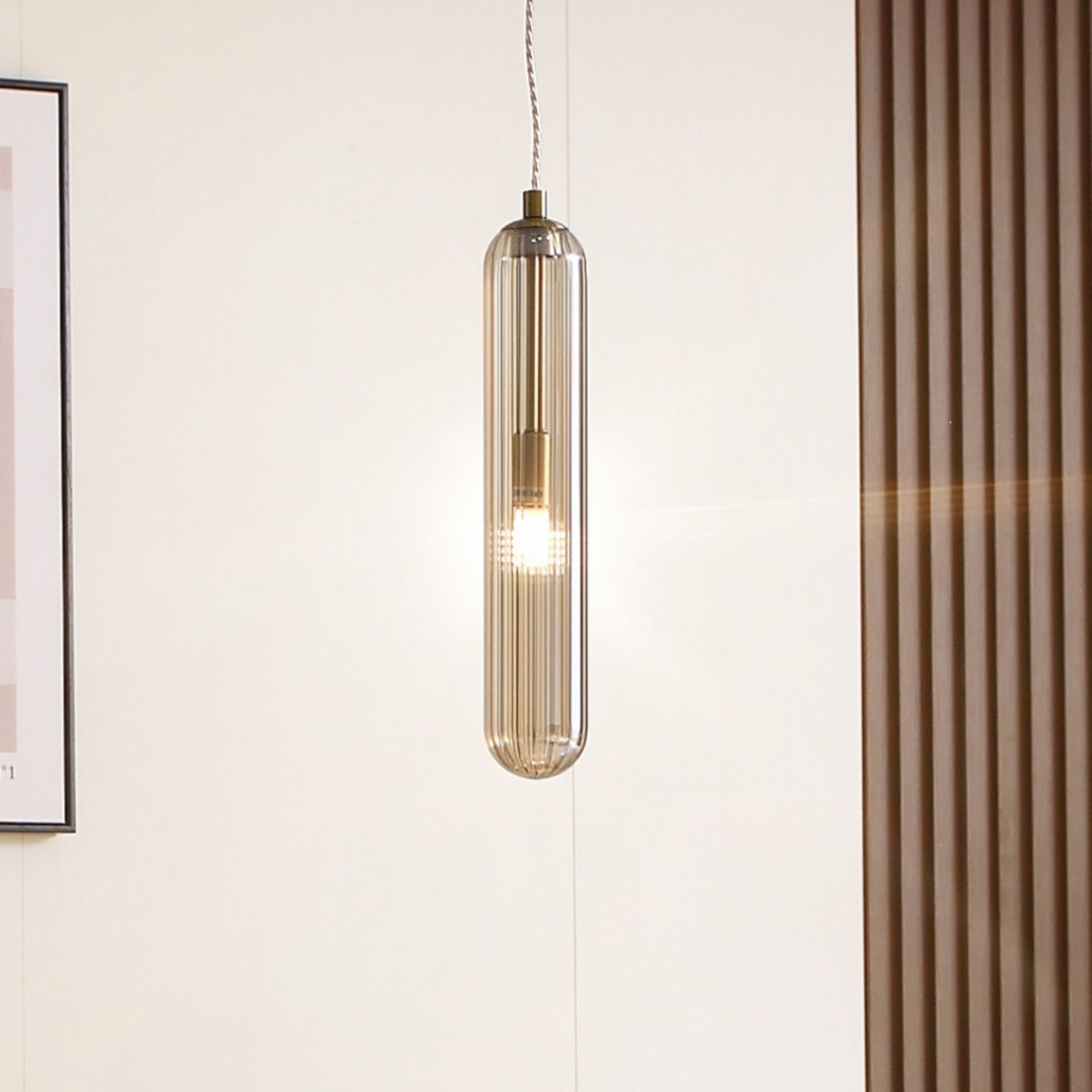 Freylin Suspension Amber/Brass - Lucande