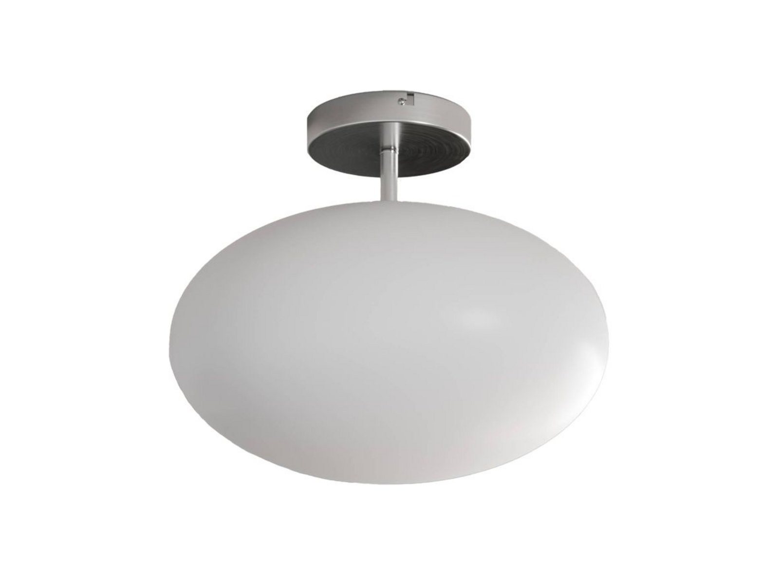 Sonika Stropní Lampa Satin Nickel/Opal White - Lindby