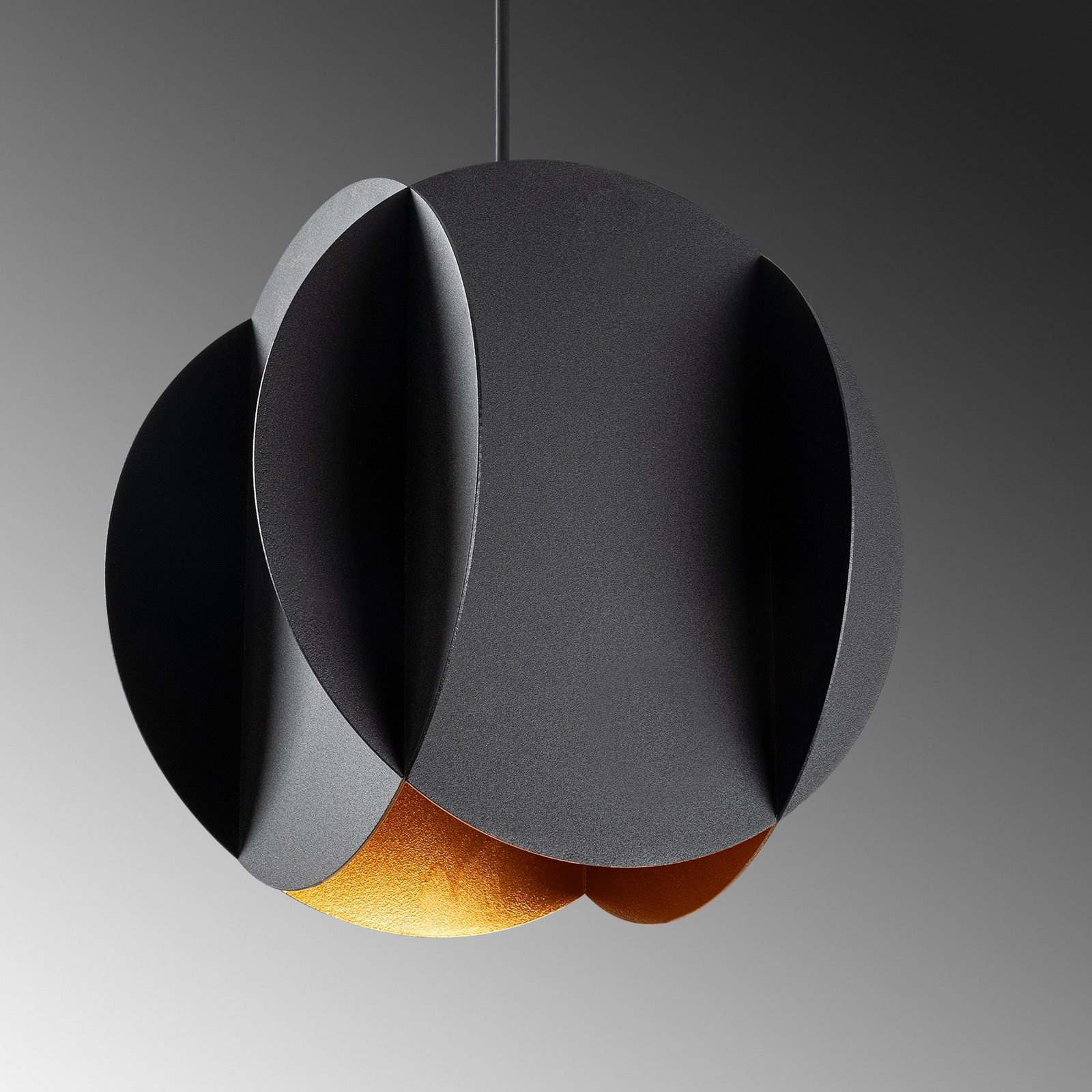 Hängeleuchte Corner, schwarz, 25 x 25 cm, Metall, E27