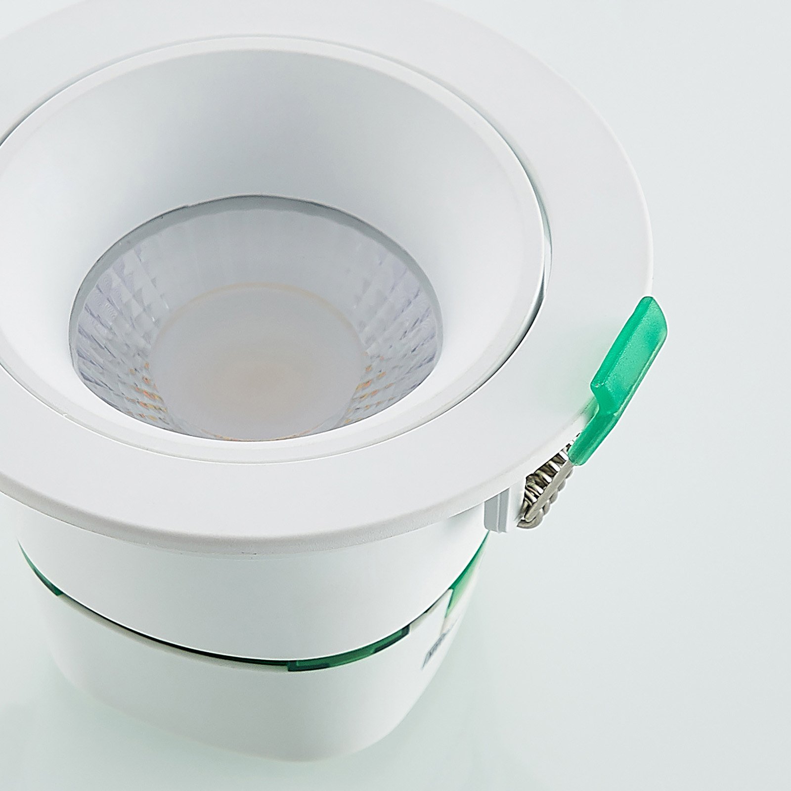 Arcchio LED-Einbaulampe Katerin, weiß, schwenkbar, 10er-Set