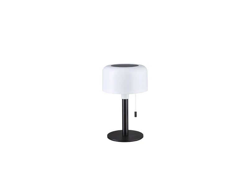 Paulmann – Bartja Solcelle Bordslampa w/USB-C 3-step Dim. IP44 Svart