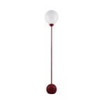 Ripley floor lamp, burgundy glass, 144 cm – Globen Lighting